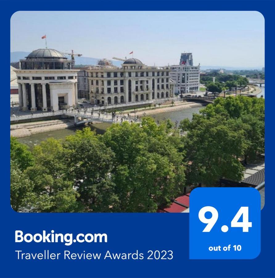 Calla 1 - Modern & Cozy Main Square Apartment In The City Shopping Center - Parking Slot With Parking Security สโกเปีย ภายนอก รูปภาพ